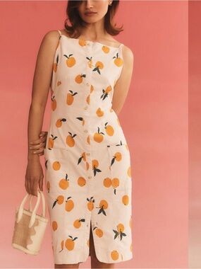 Anthro The Dylan Mierzwinski Colette Midi Dress by Maeve Medium  $168